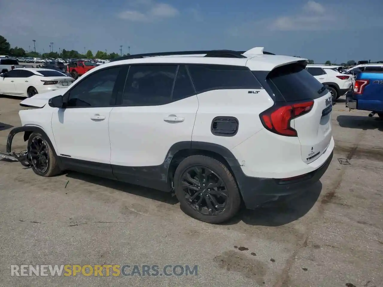 2 Photograph of a damaged car 3GKALPEVXML346871 GMC TERRAIN 2021