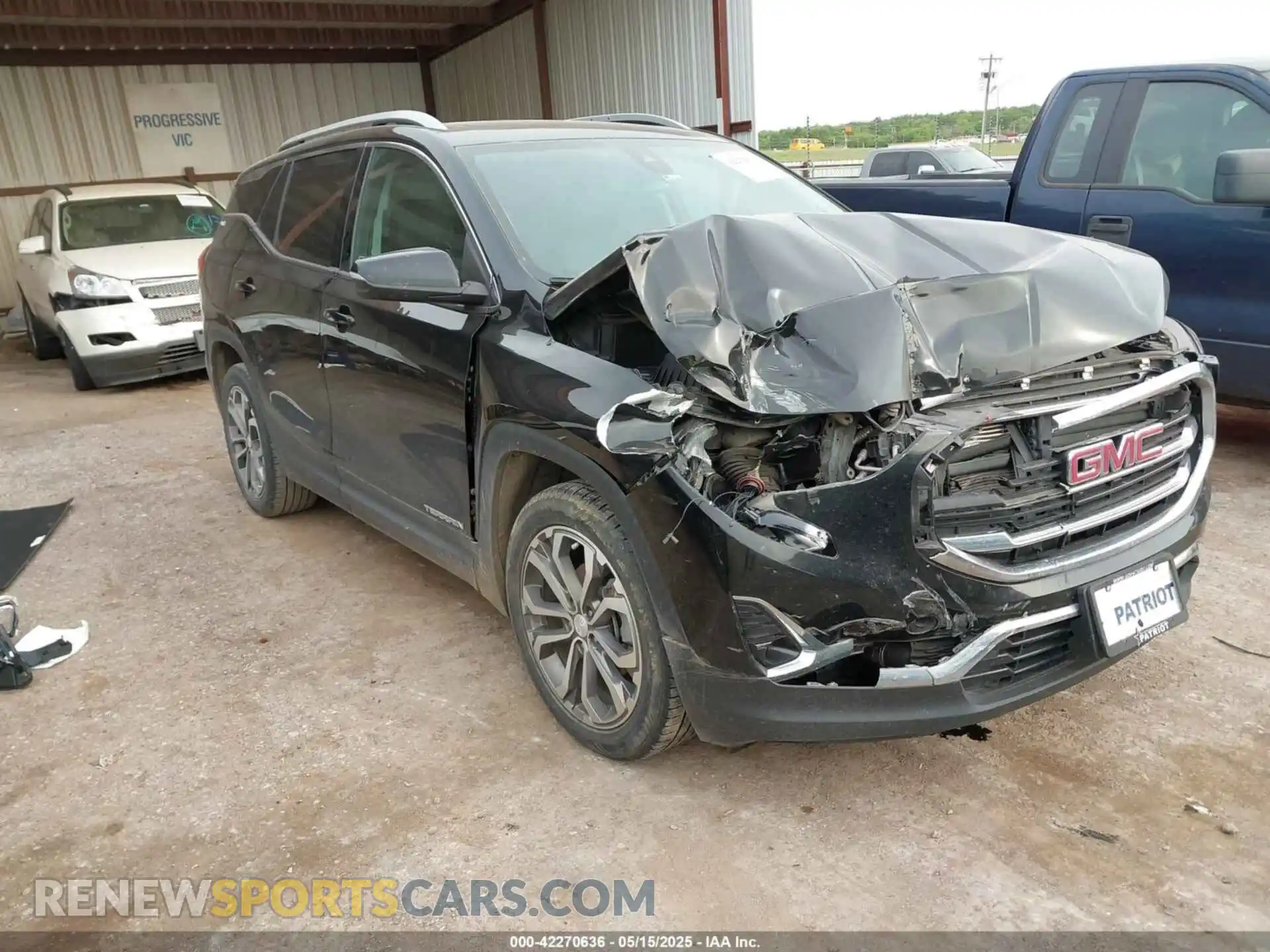 1 Photograph of a damaged car 3GKALPEVXML376677 GMC TERRAIN 2021