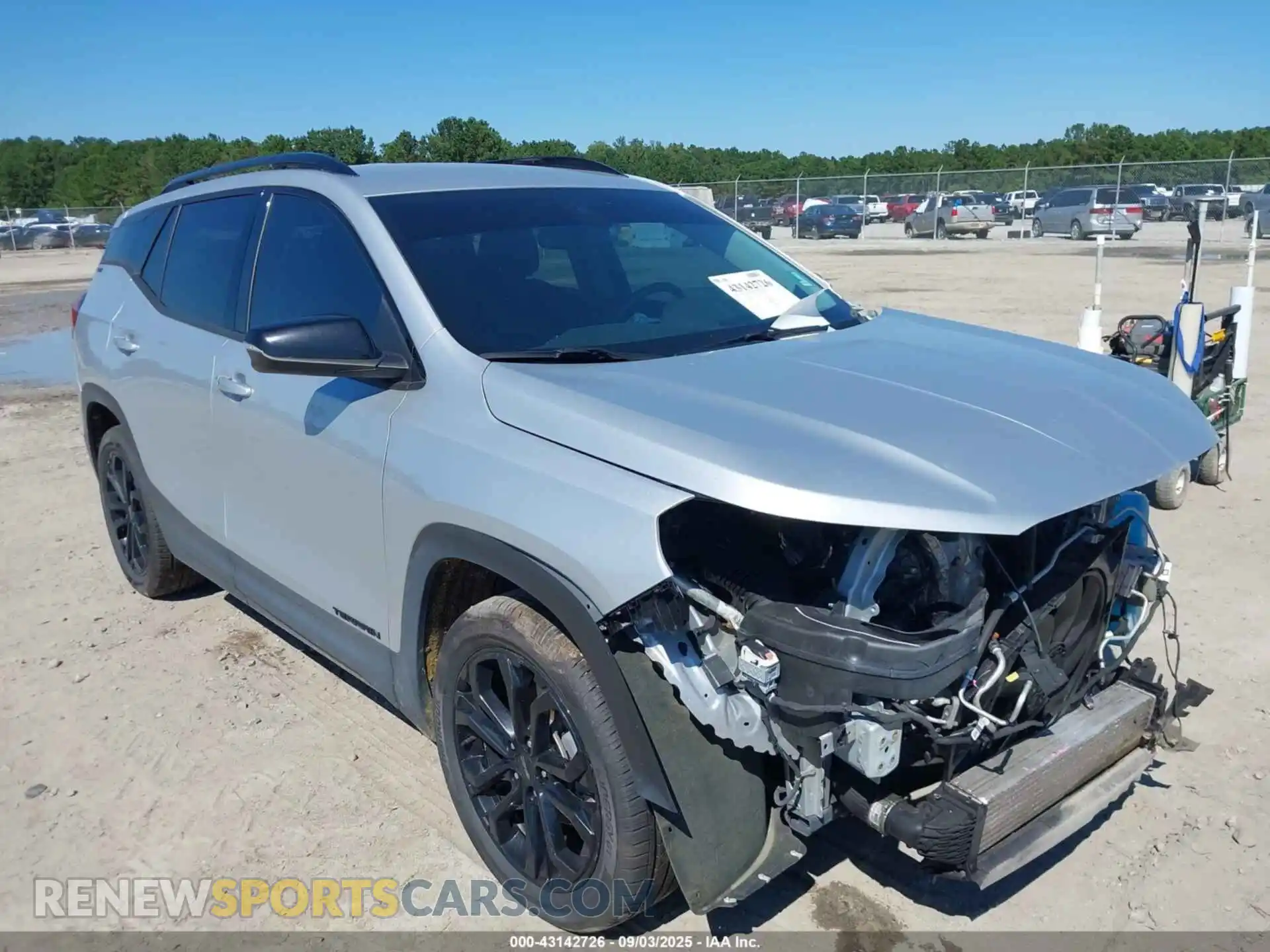1 Photograph of a damaged car 3GKALPEVXML392751 GMC TERRAIN 2021