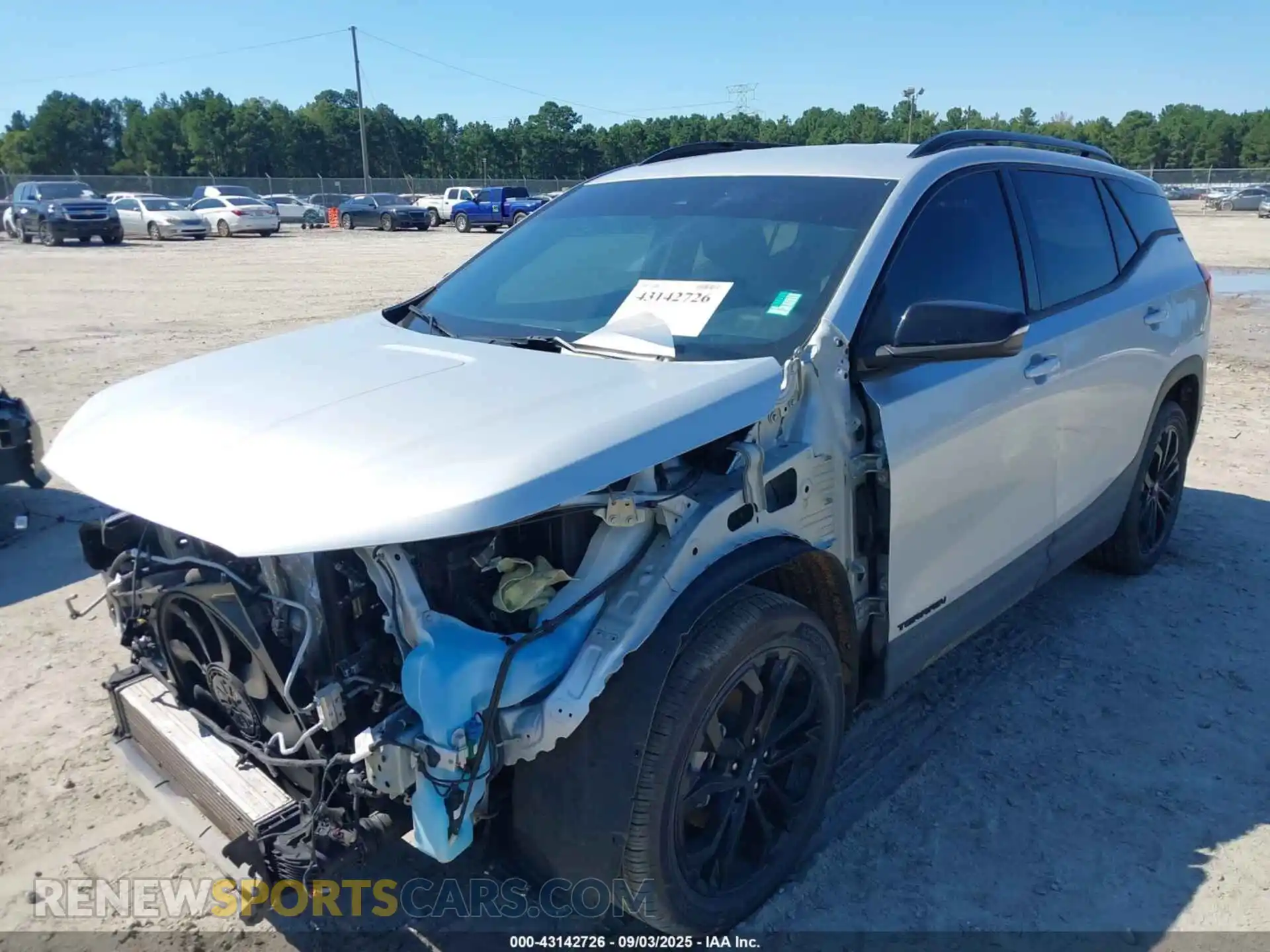 2 Photograph of a damaged car 3GKALPEVXML392751 GMC TERRAIN 2021