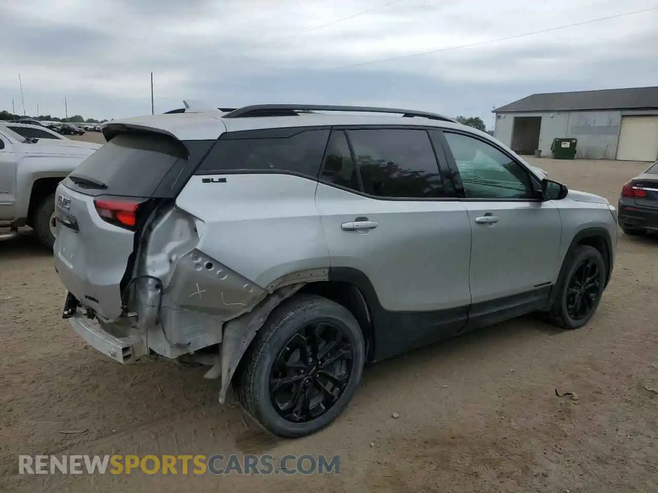 3 Photograph of a damaged car 3GKALTEV0ML303830 GMC TERRAIN 2021