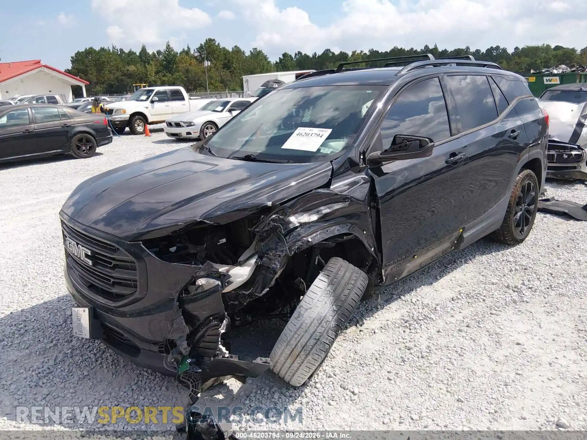 2 Photograph of a damaged car 3GKALTEV0ML305304 GMC TERRAIN 2021