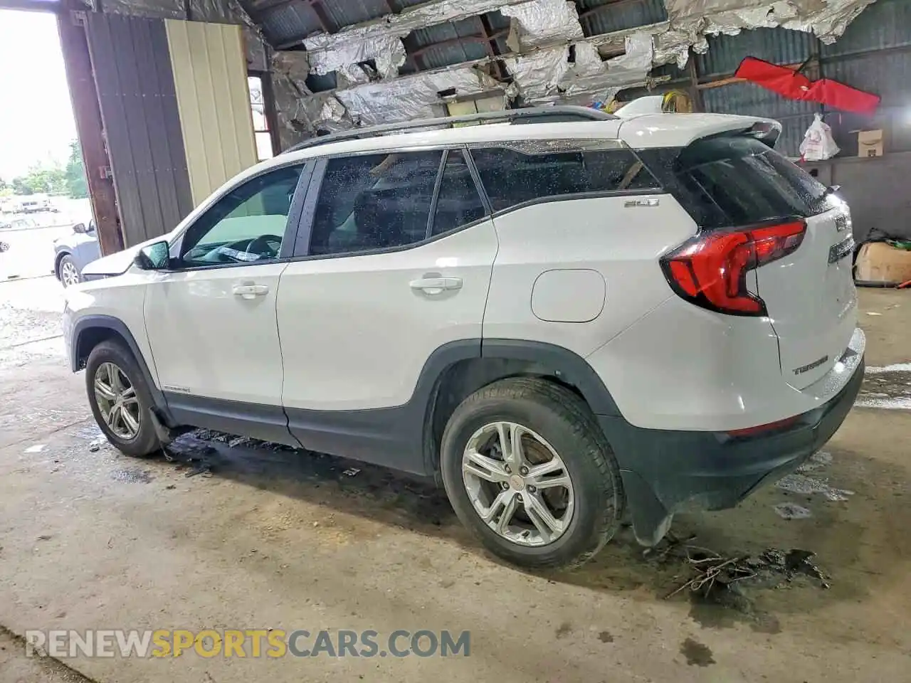 2 fotografías del automóvil dañado 3GKALTEV0ML333846 GMC TERRAIN 2021
