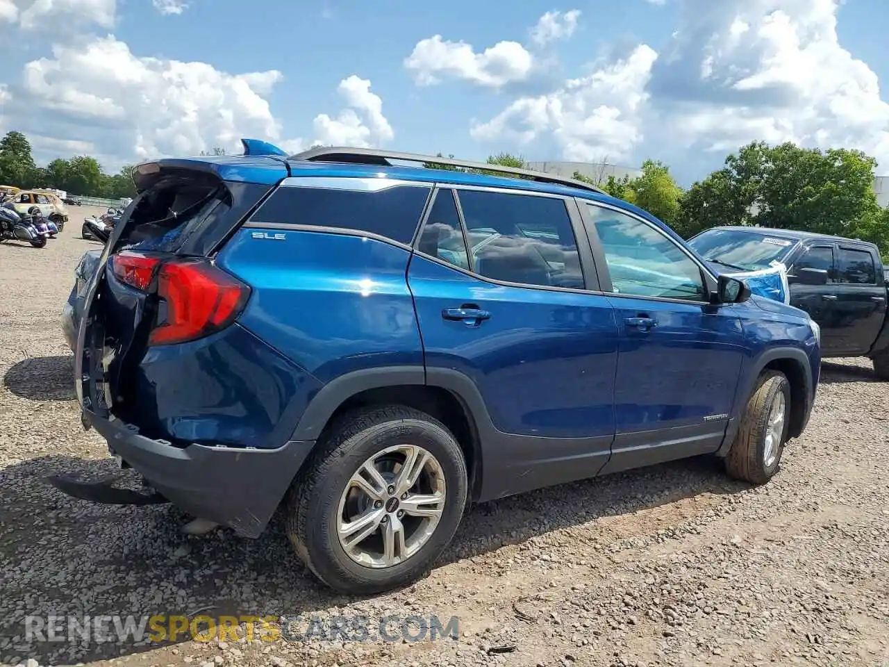 3 Photograph of a damaged car 3GKALTEV1ML301505 GMC TERRAIN 2021