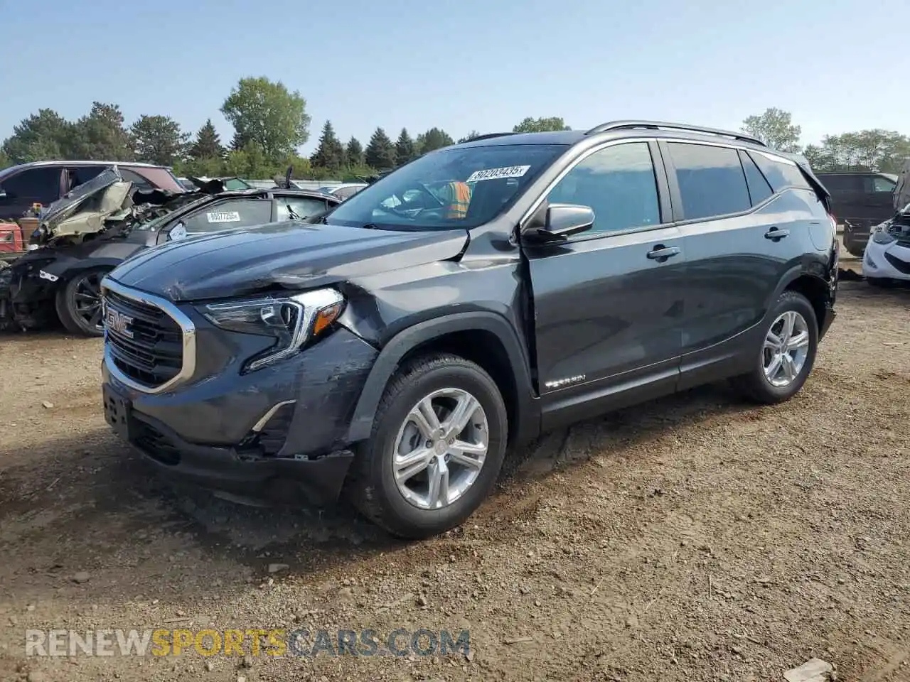 1 Photograph of a damaged car 3GKALTEV1ML368556 GMC TERRAIN 2021