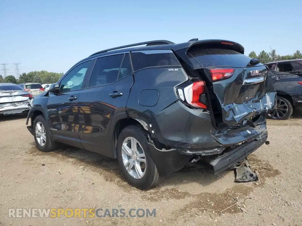 2 Photograph of a damaged car 3GKALTEV1ML368556 GMC TERRAIN 2021