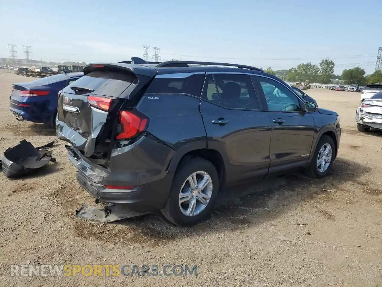 3 Photograph of a damaged car 3GKALTEV1ML368556 GMC TERRAIN 2021