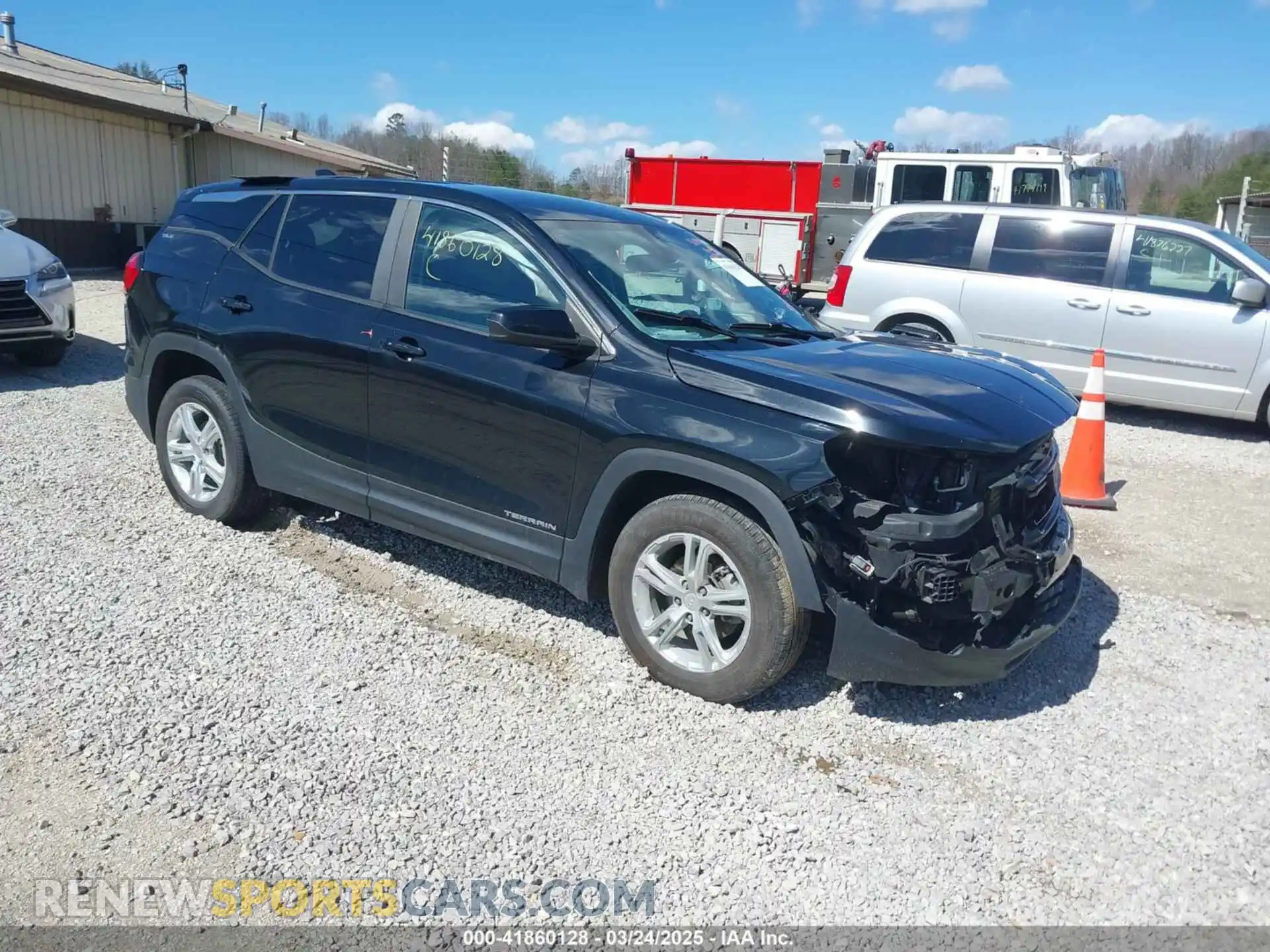 1 Photograph of a damaged car 3GKALTEV2ML390615 GMC TERRAIN 2021