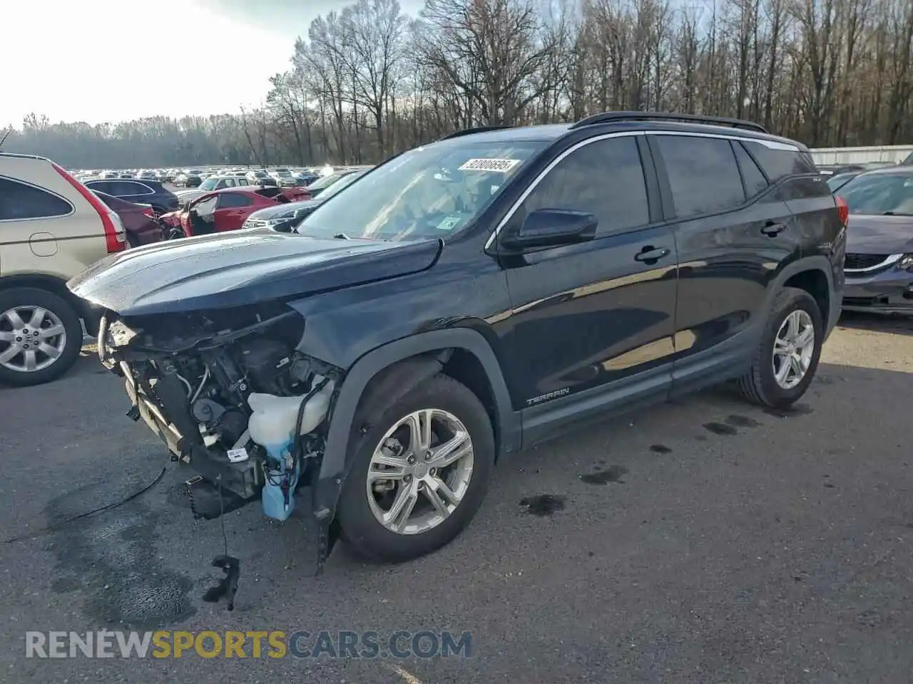 1 Photograph of a damaged car 3GKALTEV2ML396477 GMC TERRAIN 2021
