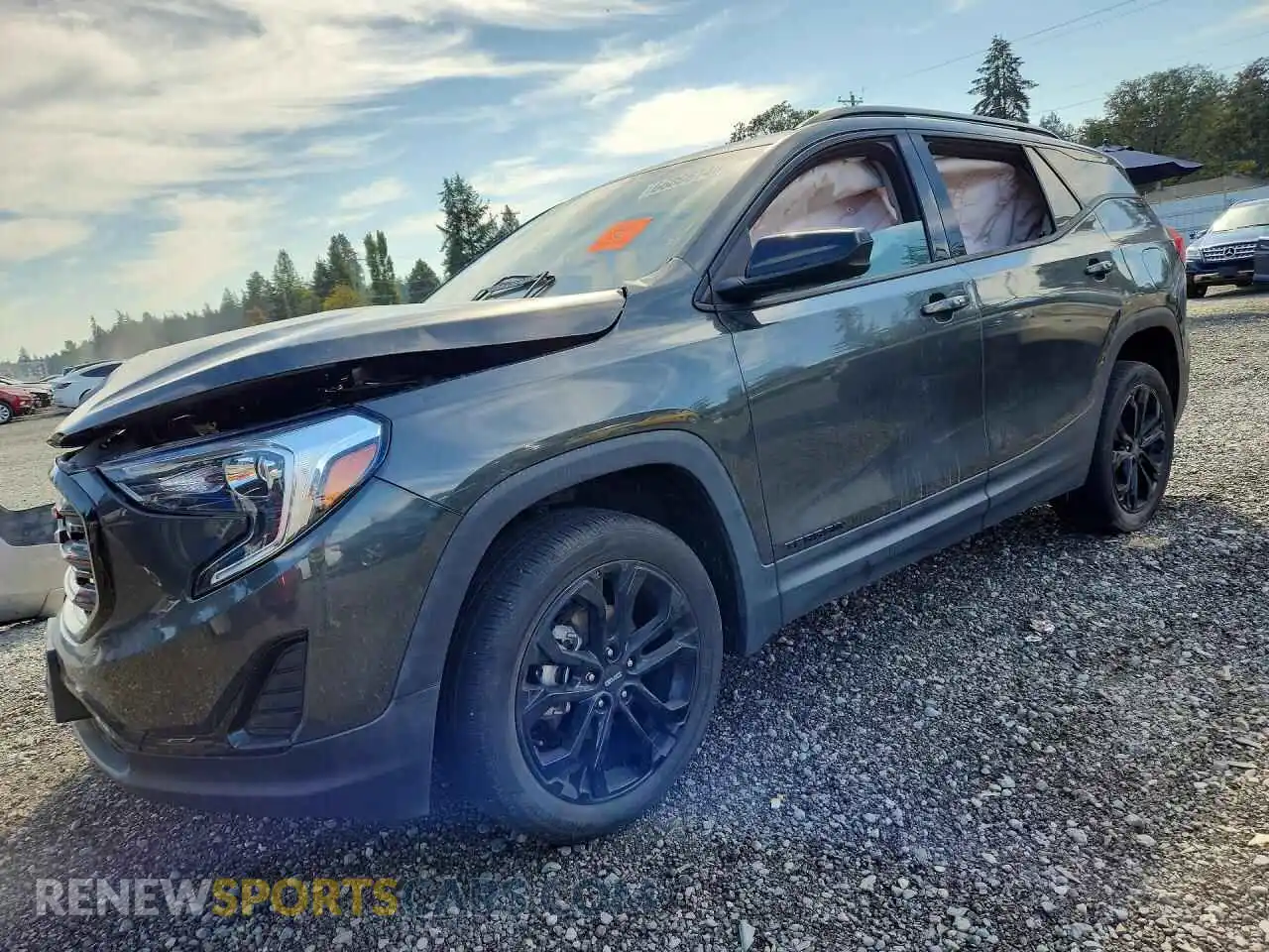1 Photograph of a damaged car 3GKALTEV3ML332030 GMC TERRAIN 2021