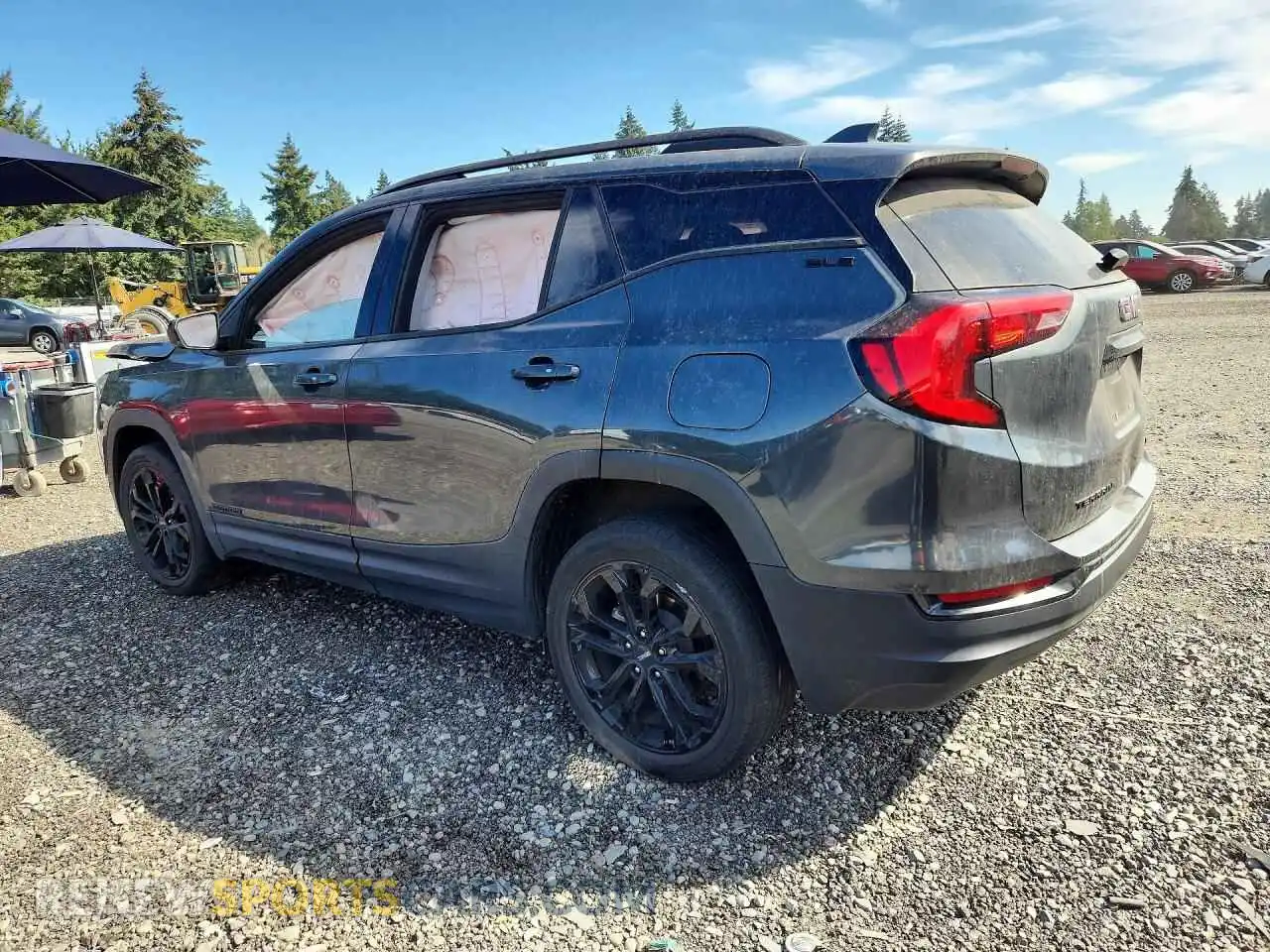 2 Photograph of a damaged car 3GKALTEV3ML332030 GMC TERRAIN 2021
