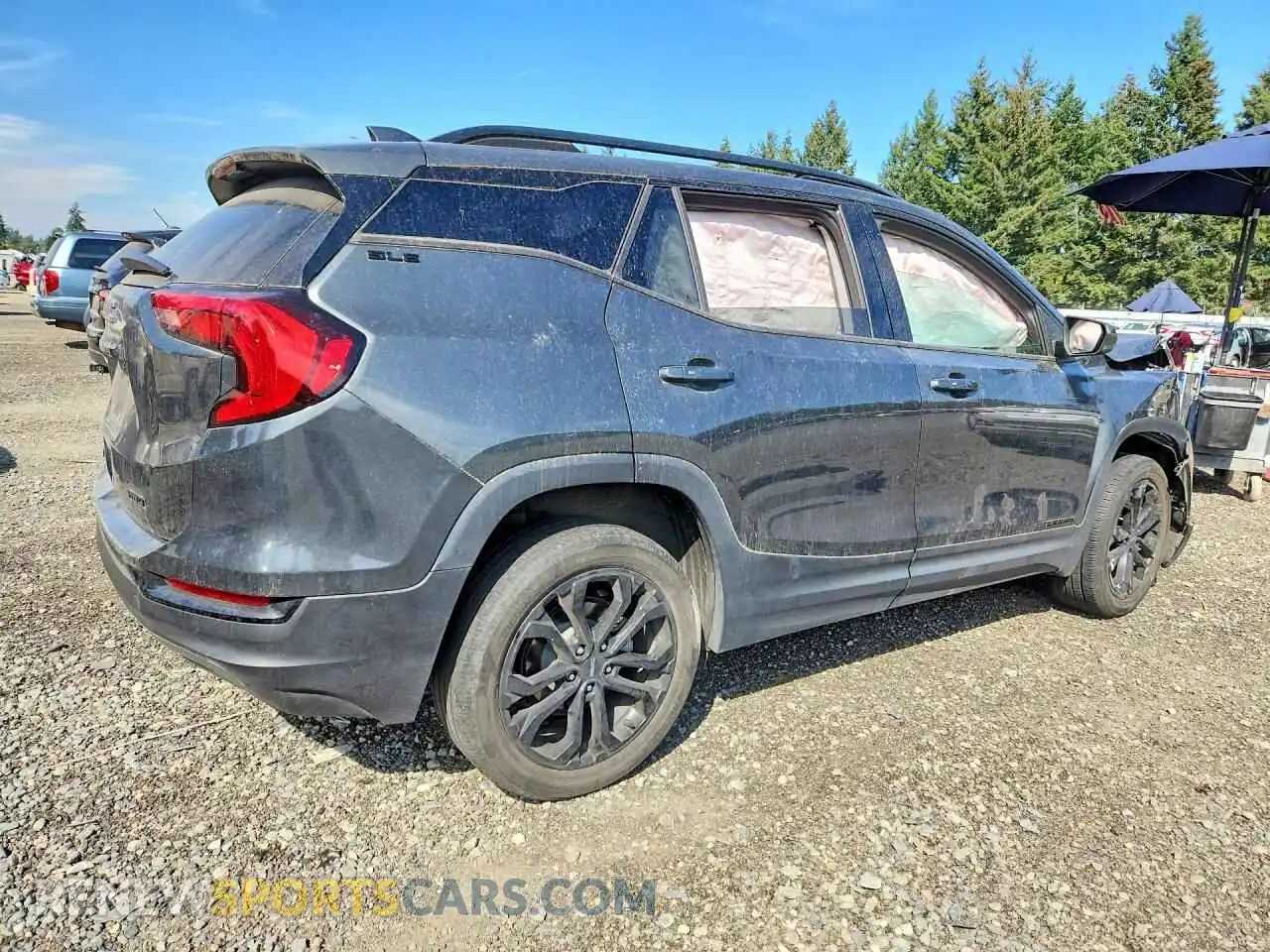 3 Photograph of a damaged car 3GKALTEV3ML332030 GMC TERRAIN 2021