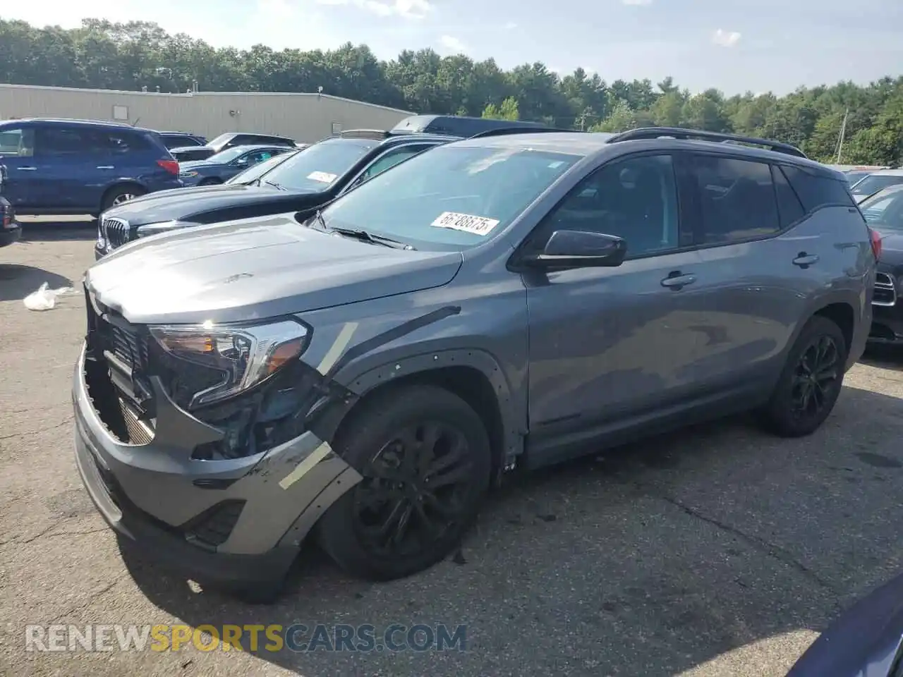 1 Photograph of a damaged car 3GKALTEV4ML306360 GMC TERRAIN 2021