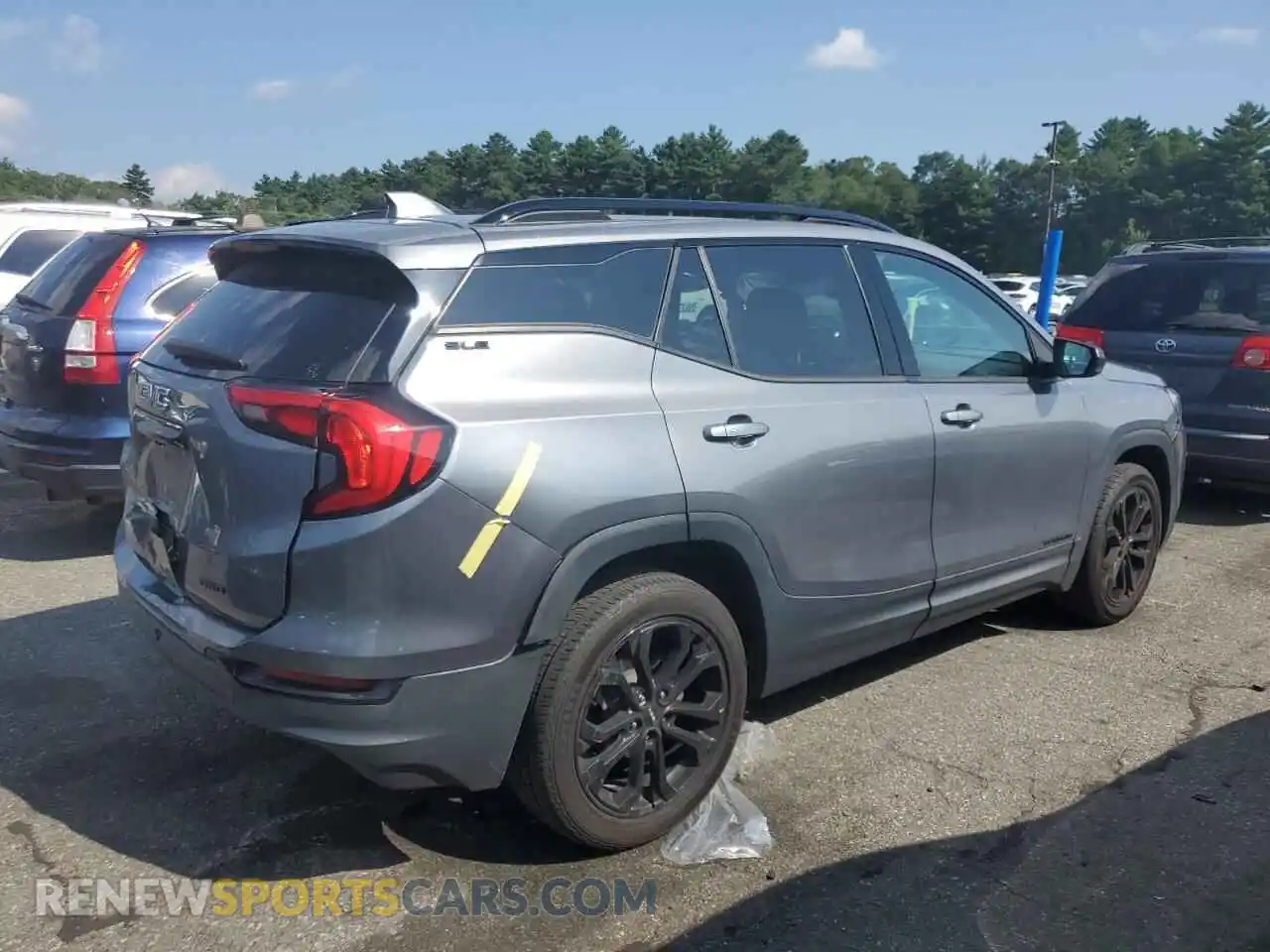 3 Photograph of a damaged car 3GKALTEV4ML306360 GMC TERRAIN 2021