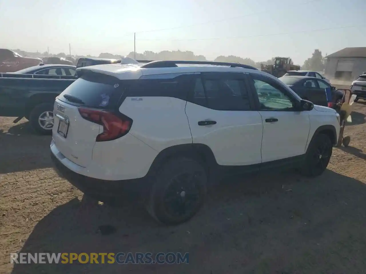 3 Photograph of a damaged car 3GKALTEV4ML377770 GMC TERRAIN 2021