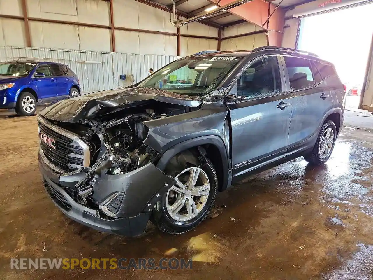 1 Photograph of a damaged car 3GKALTEV4ML384315 GMC TERRAIN 2021