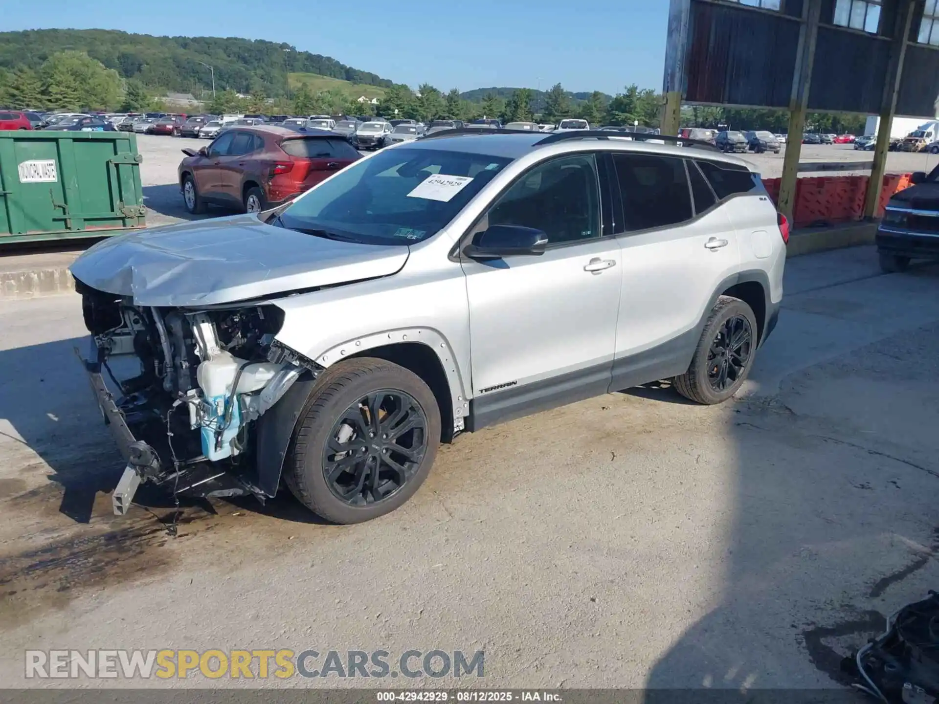 2 Photograph of a damaged car 3GKALTEV4ML391734 GMC TERRAIN 2021