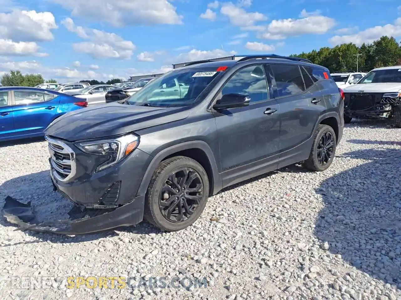 1 Photograph of a damaged car 3GKALTEV5ML323149 GMC TERRAIN 2021