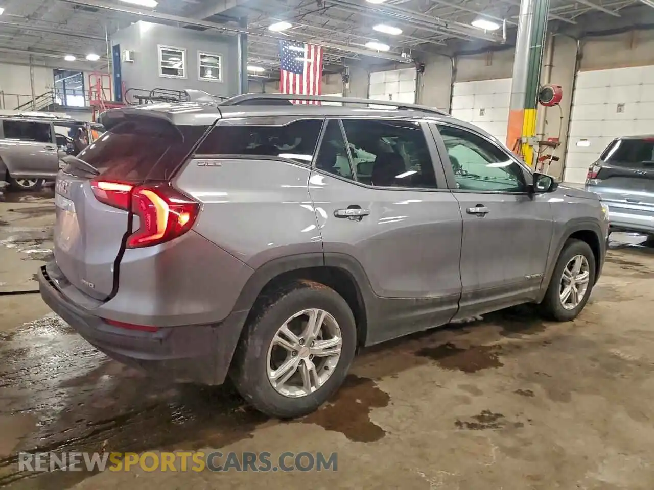 3 Photograph of a damaged car 3GKALTEV6ML350344 GMC TERRAIN 2021