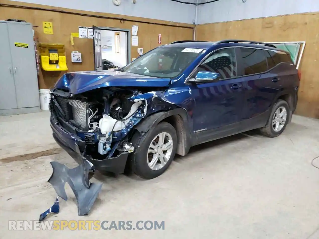 1 Photograph of a damaged car 3GKALTEV6ML387801 GMC TERRAIN 2021