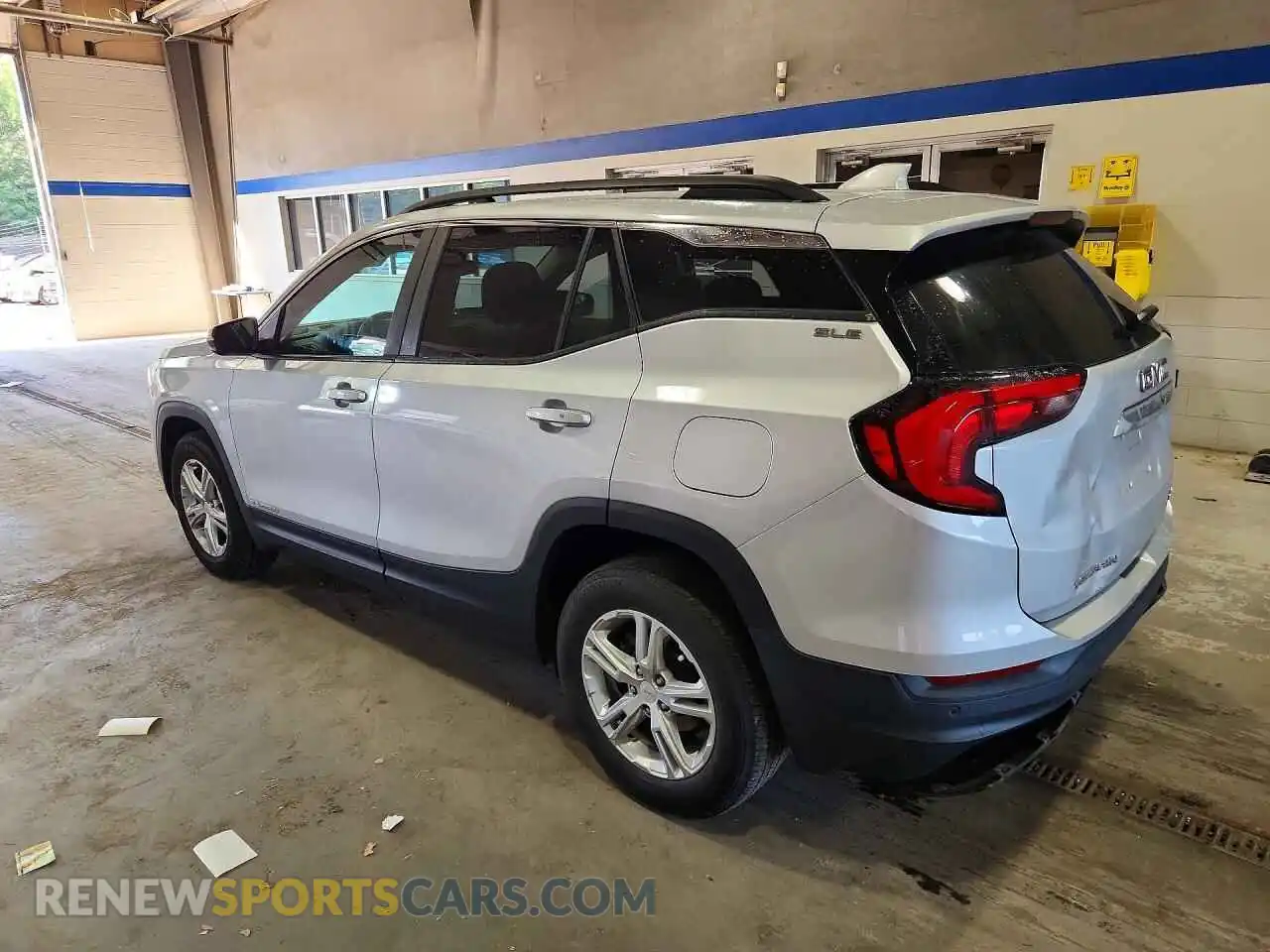 2 fotografías del automóvil dañado 3GKALTEV6ML396806 GMC TERRAIN 2021