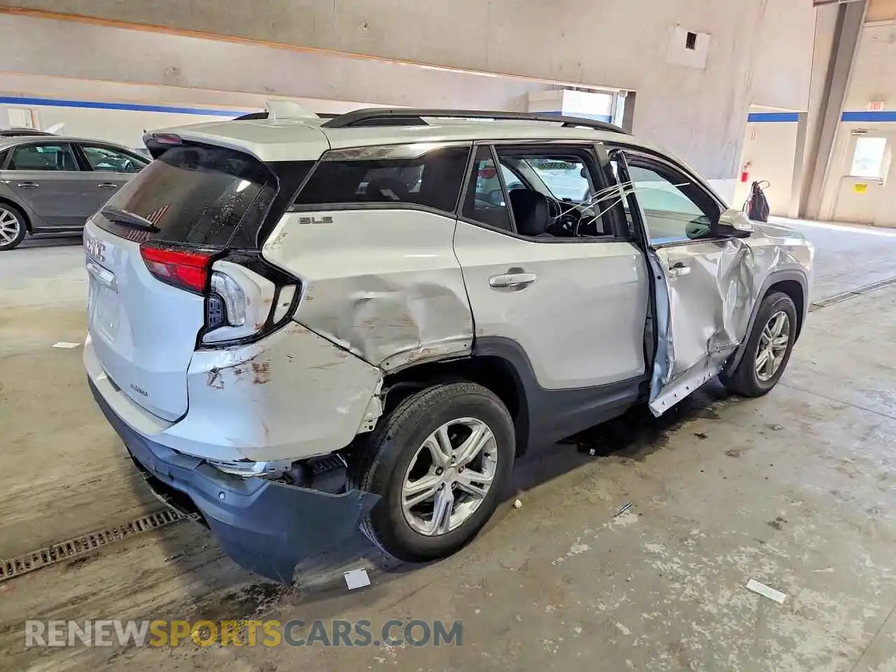 3 fotografías del automóvil dañado 3GKALTEV6ML396806 GMC TERRAIN 2021