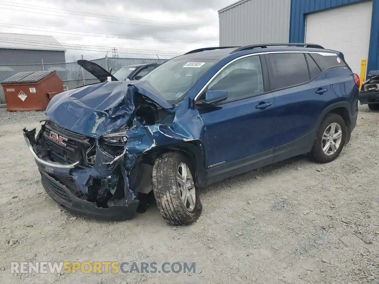 1 fotografías del automóvil dañado 3GKALTEV7ML335464 GMC TERRAIN 2021