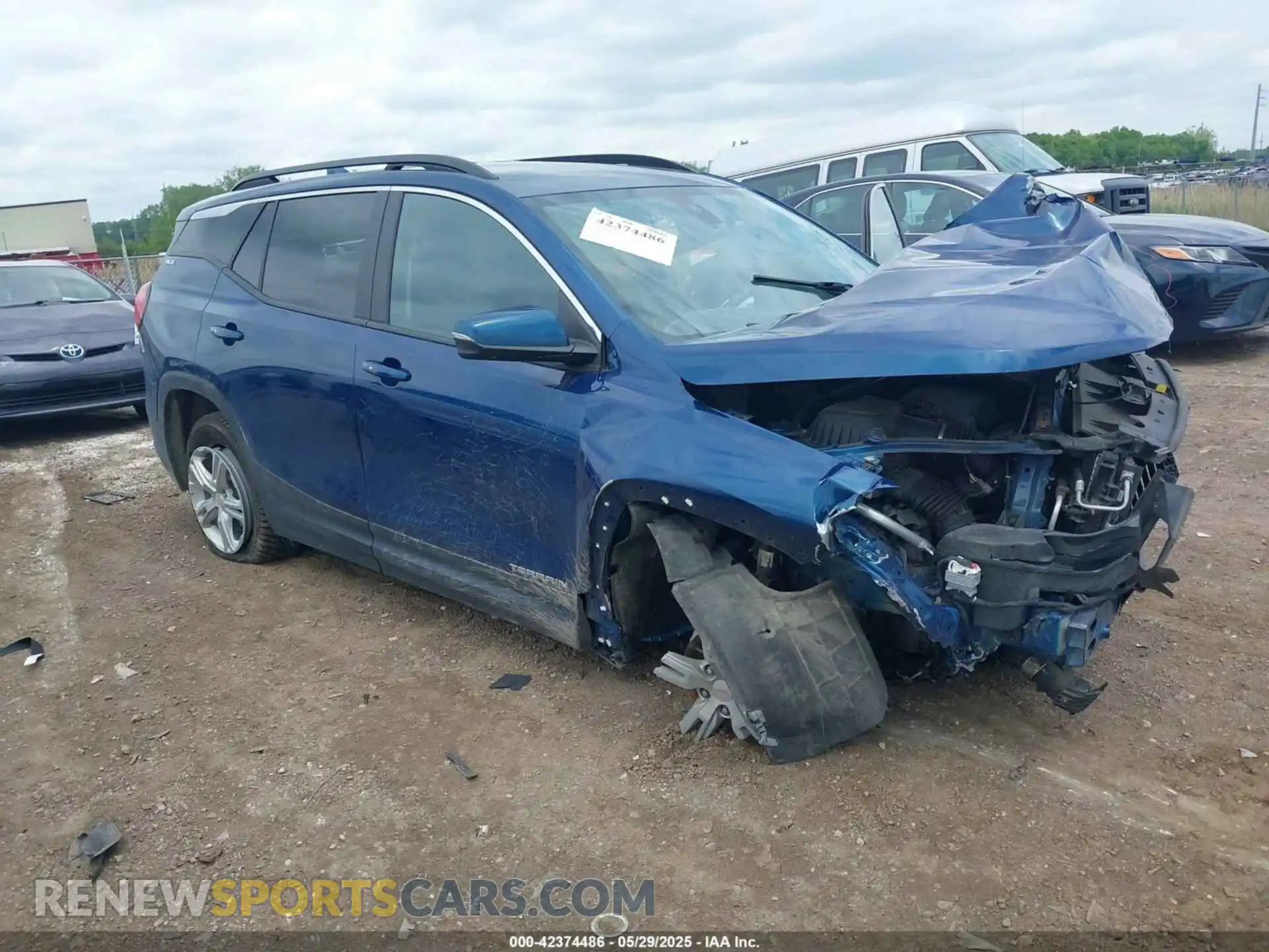 1 fotografías del automóvil dañado 3GKALTEV7ML386513 GMC TERRAIN 2021