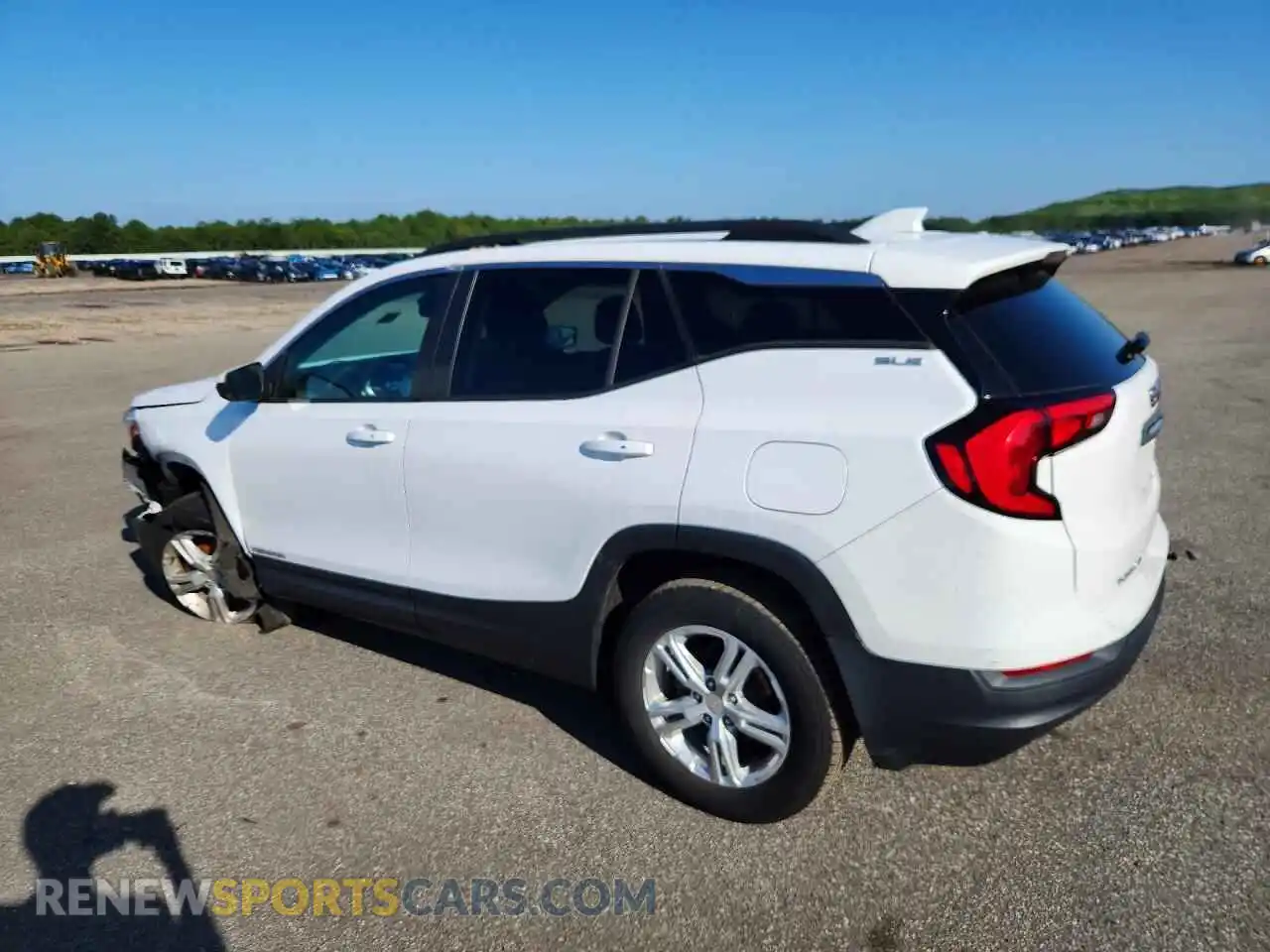 2 Photograph of a damaged car 3GKALTEV8ML301582 GMC TERRAIN 2021
