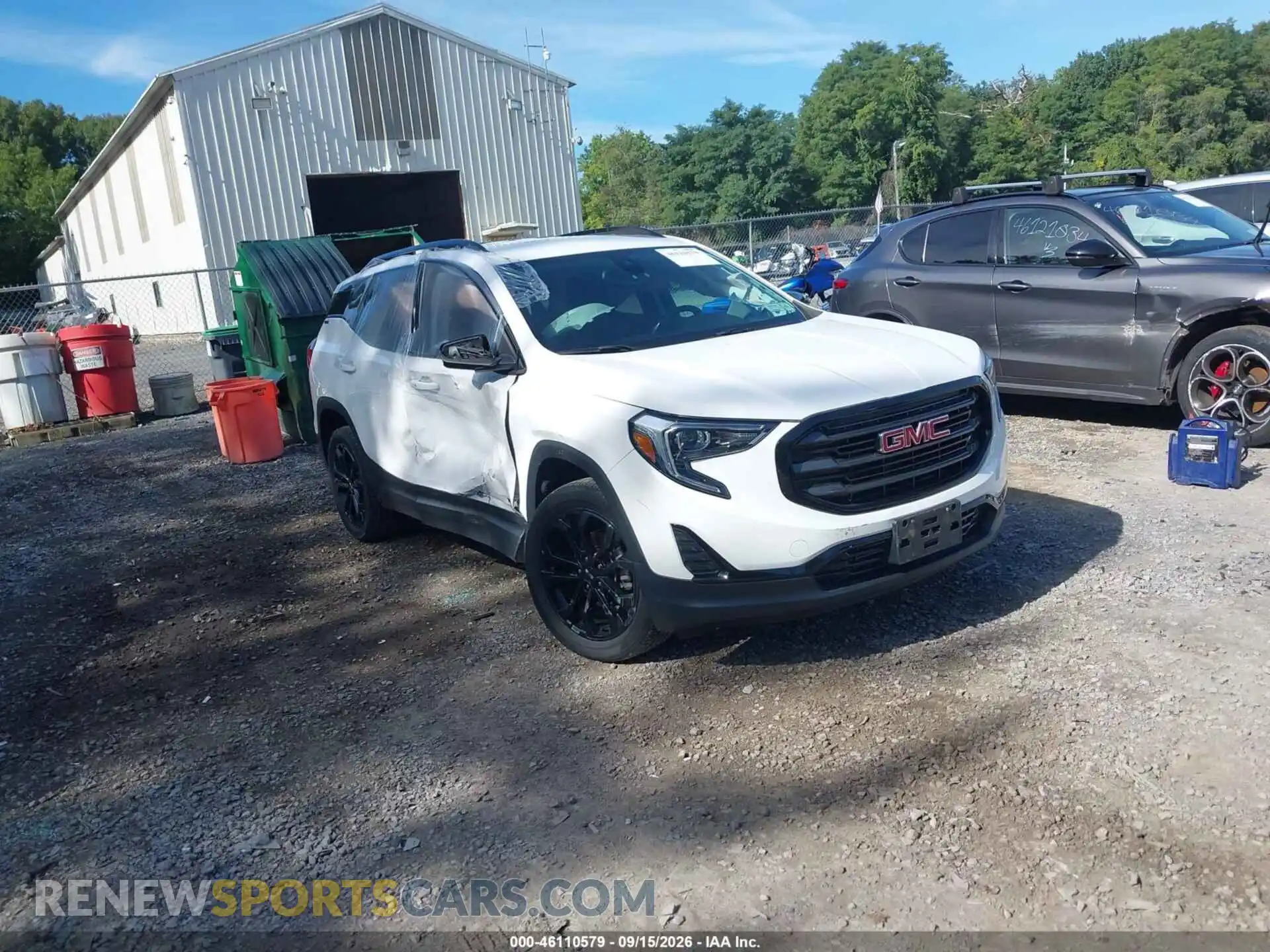1 Photograph of a damaged car 3GKALTEV8ML336395 GMC TERRAIN 2021