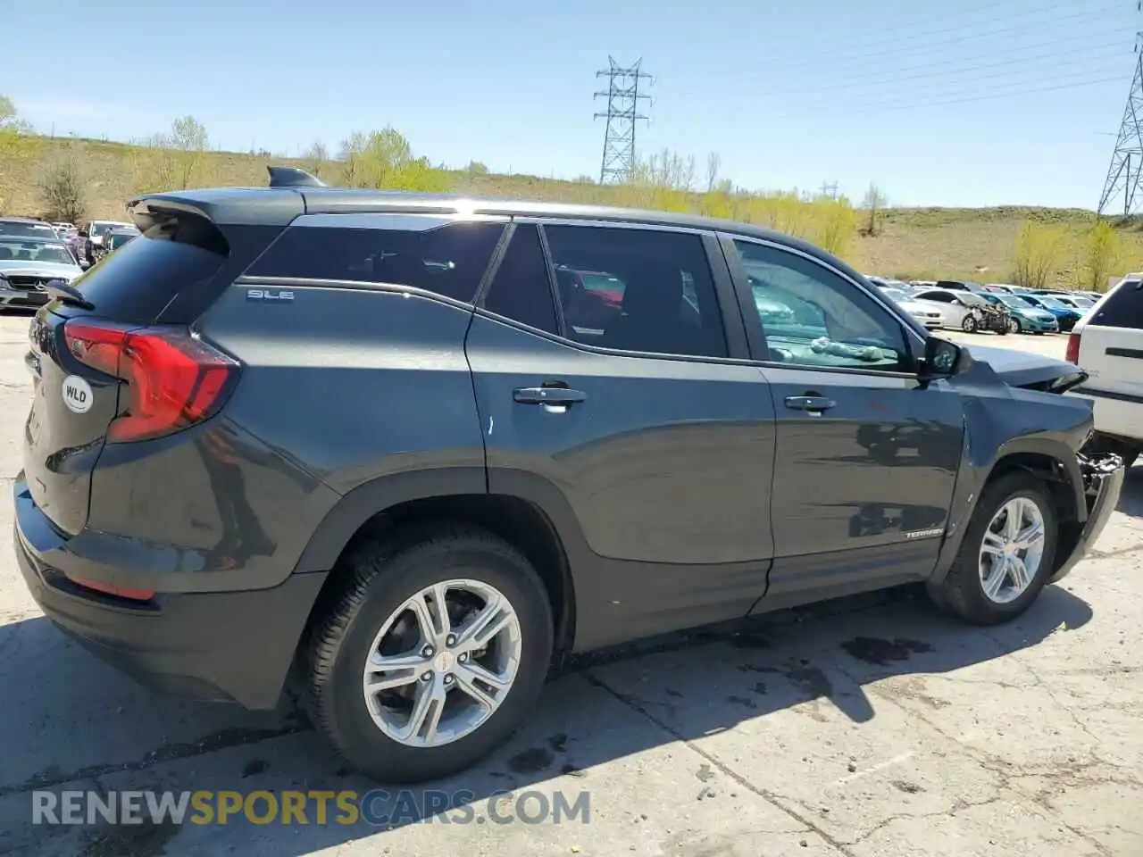 3 Photograph of a damaged car 3GKALTEV8ML358946 GMC TERRAIN 2021