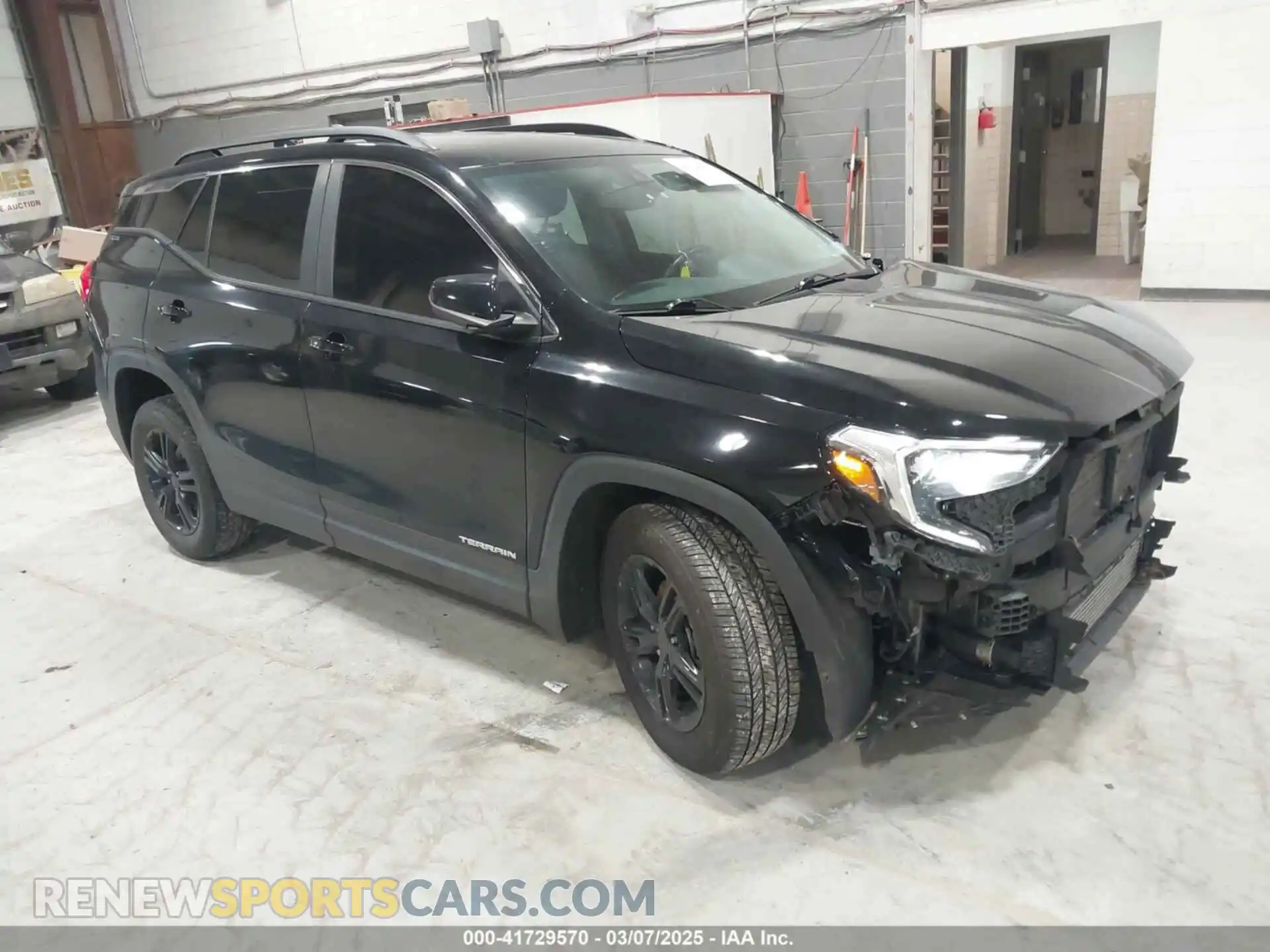 1 Photograph of a damaged car 3GKALTEV9ML317855 GMC TERRAIN 2021