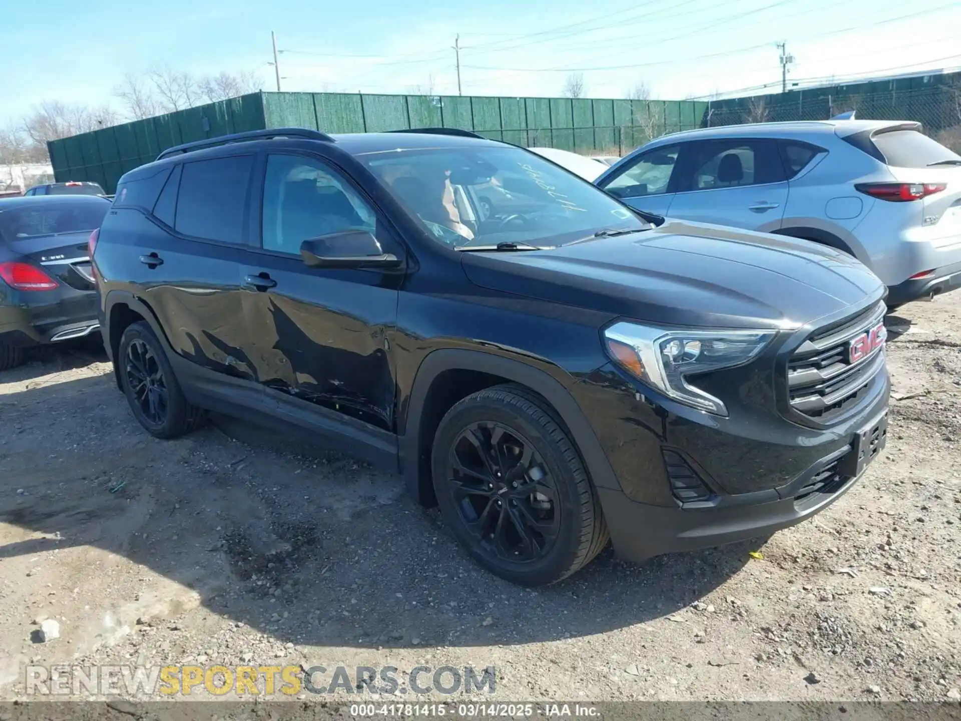 1 Photograph of a damaged car 3GKALTEV9ML322053 GMC TERRAIN 2021