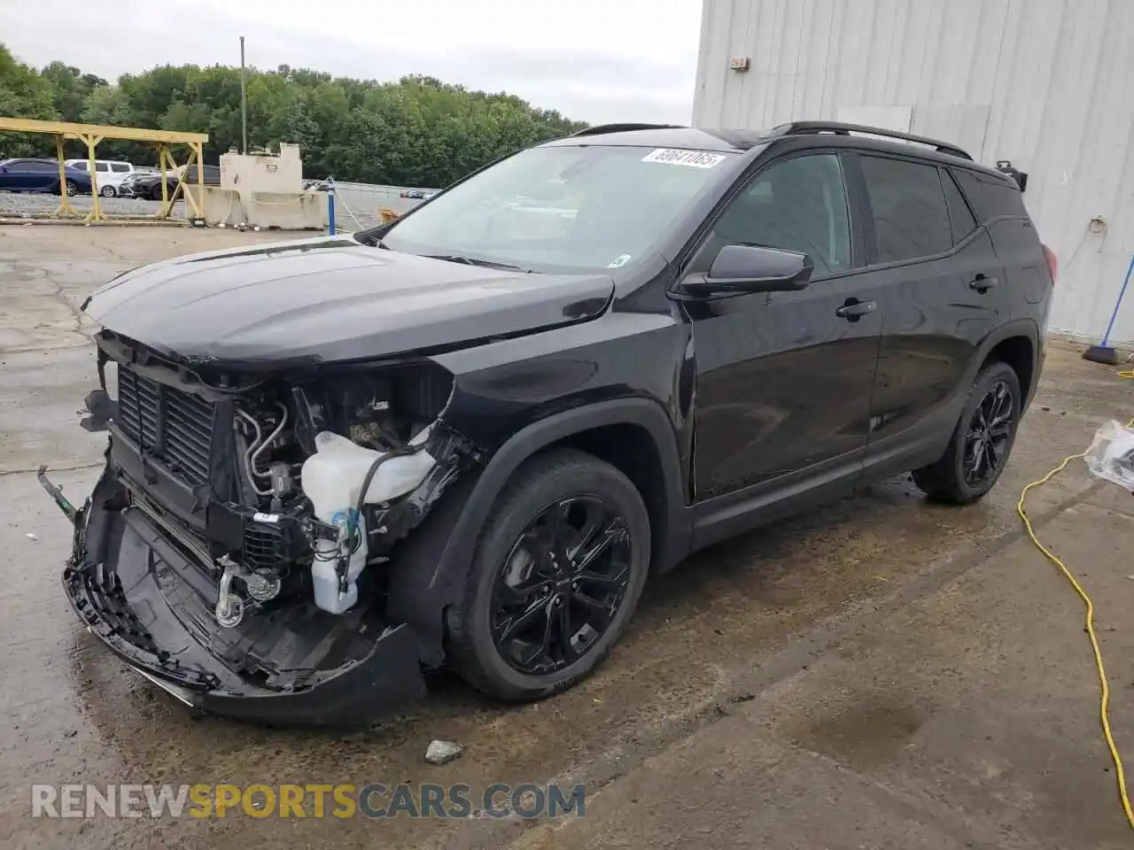 1 Photograph of a damaged car 3GKALTEVXML369947 GMC TERRAIN 2021