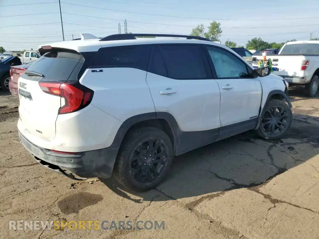 3 Photograph of a damaged car 3GKALTEVXML373948 GMC TERRAIN 2021