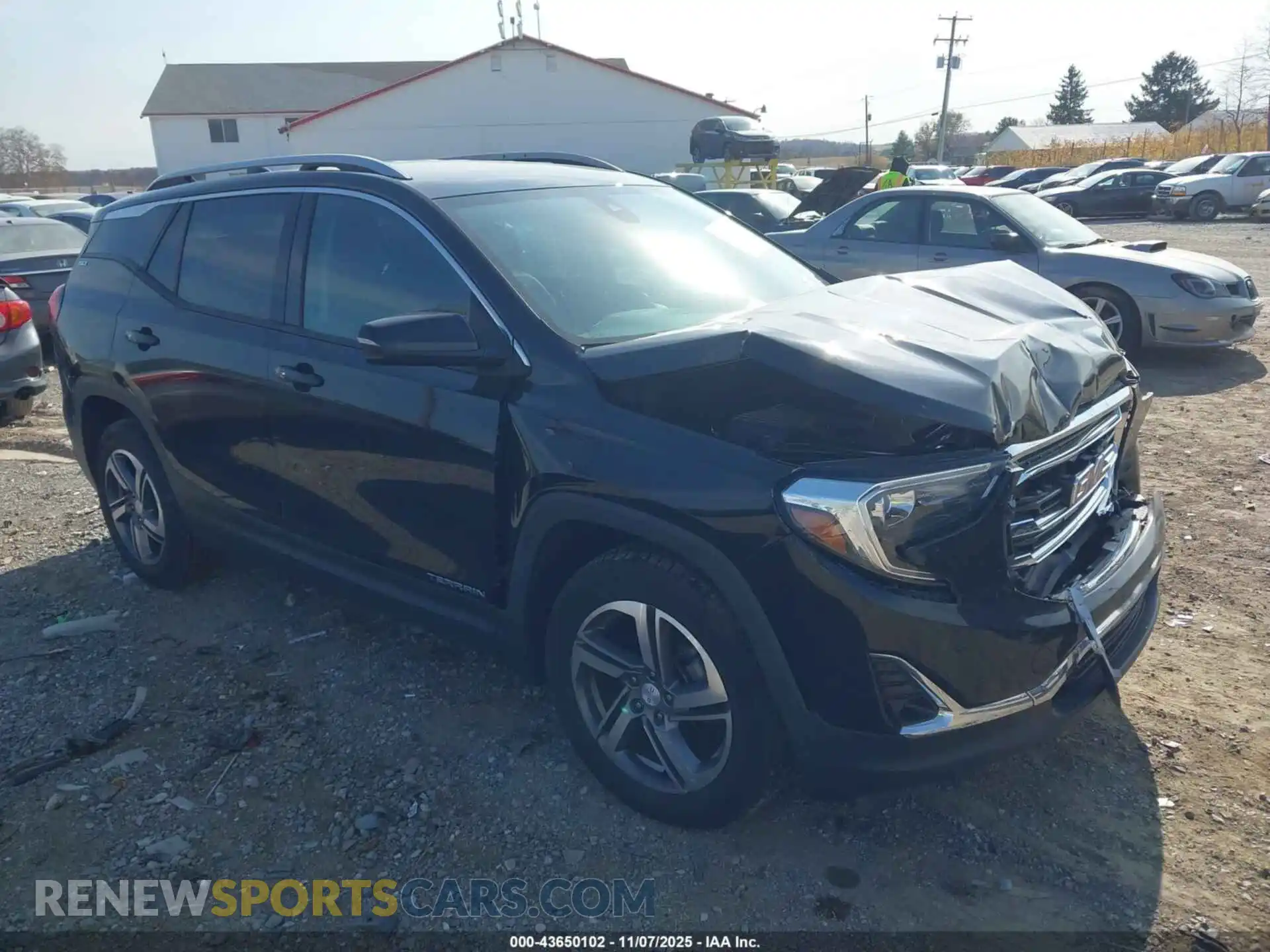 1 Photograph of a damaged car 3GKALVEV1ML302813 GMC TERRAIN 2021