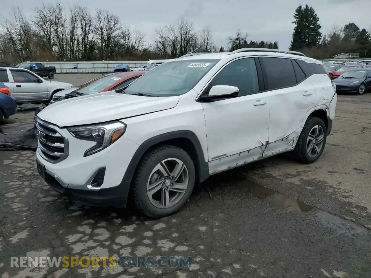 1 Photograph of a damaged car 3GKALVEV1ML314007 GMC TERRAIN 2021