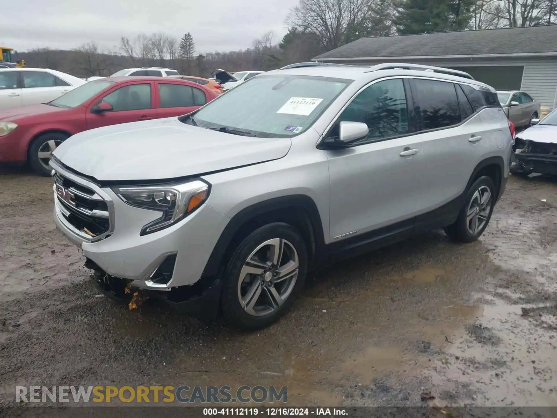 2 Photograph of a damaged car 3GKALVEV2ML332953 GMC TERRAIN 2021