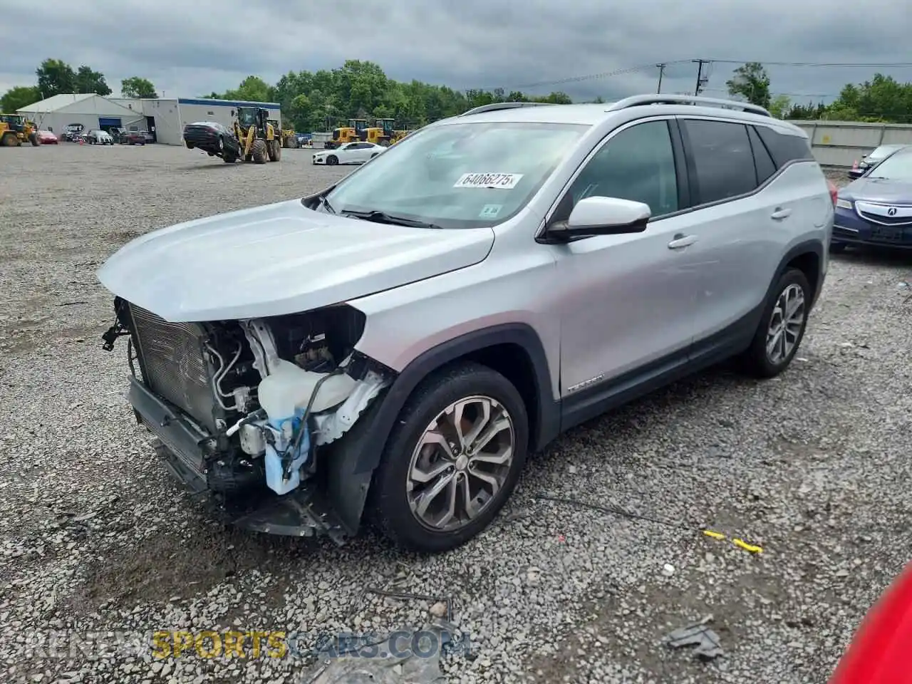 1 Photograph of a damaged car 3GKALVEV3ML319855 GMC TERRAIN 2021