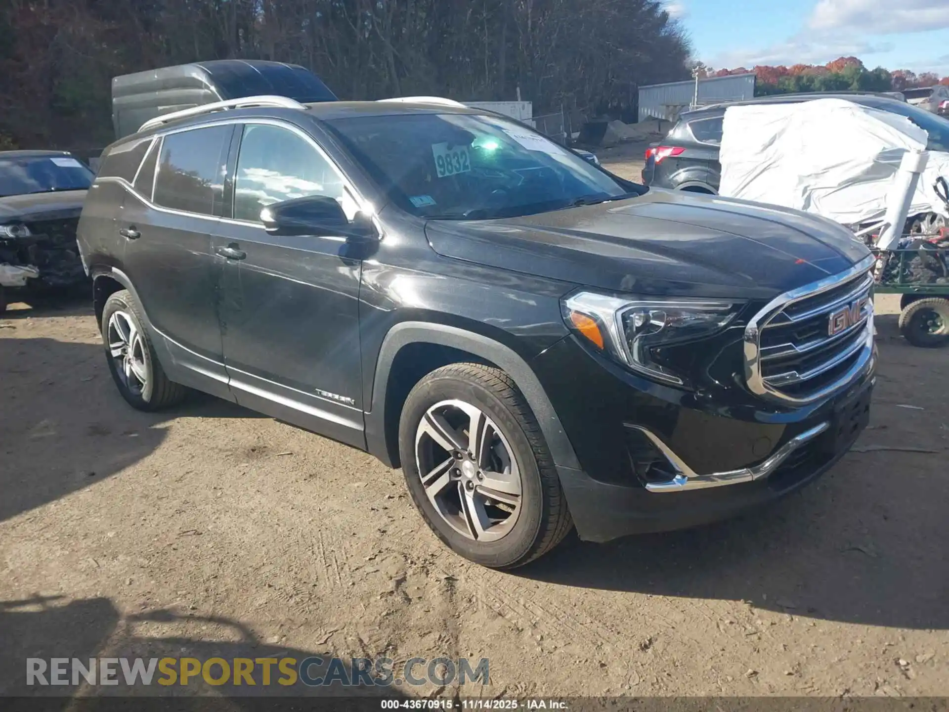 1 Photograph of a damaged car 3GKALVEV4ML343369 GMC TERRAIN 2021
