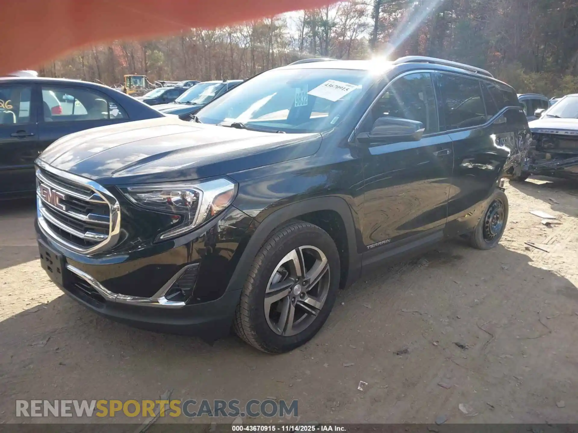 2 Photograph of a damaged car 3GKALVEV4ML343369 GMC TERRAIN 2021