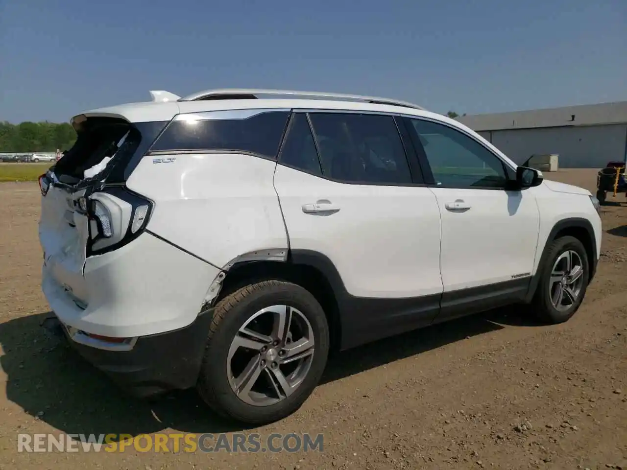 3 Photograph of a damaged car 3GKALVEV4ML347292 GMC TERRAIN 2021