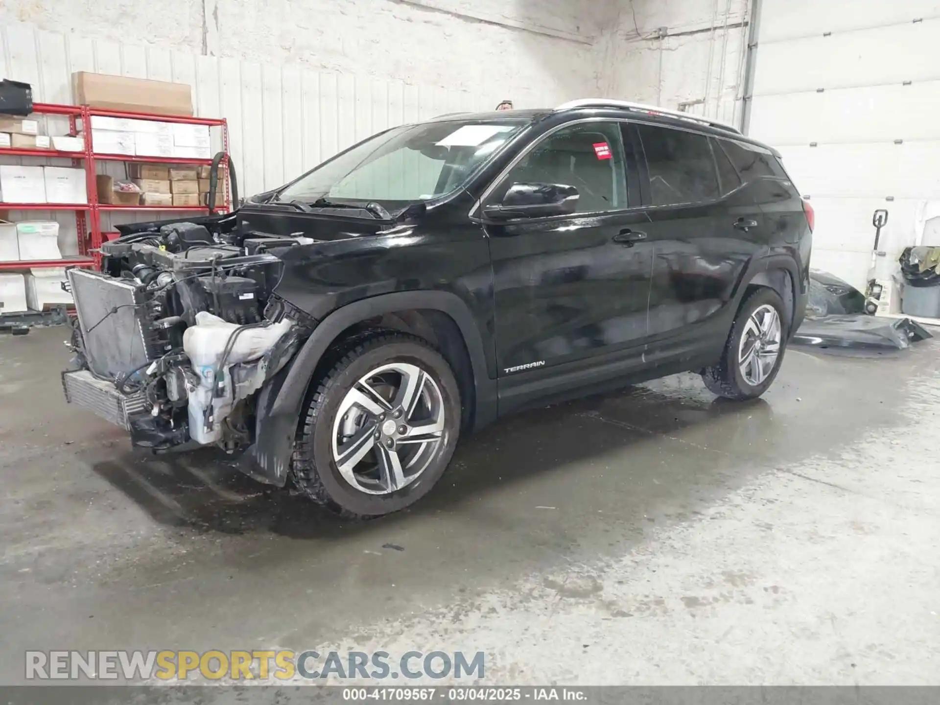 2 fotografías del automóvil dañado 3GKALVEV5ML343915 GMC TERRAIN 2021