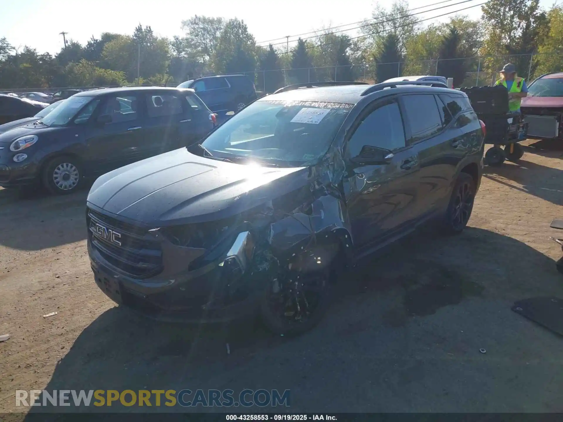 2 fotografías del automóvil dañado 3GKALVEV5ML373223 GMC TERRAIN 2021