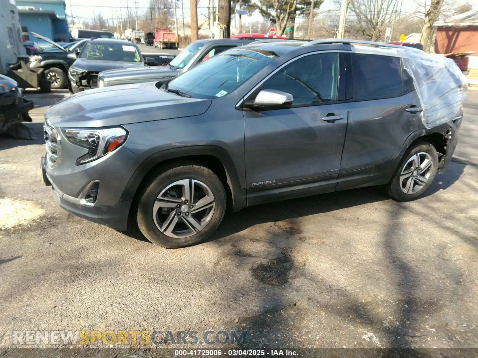 2 Photograph of a damaged car 3GKALVEV6ML360528 GMC TERRAIN 2021