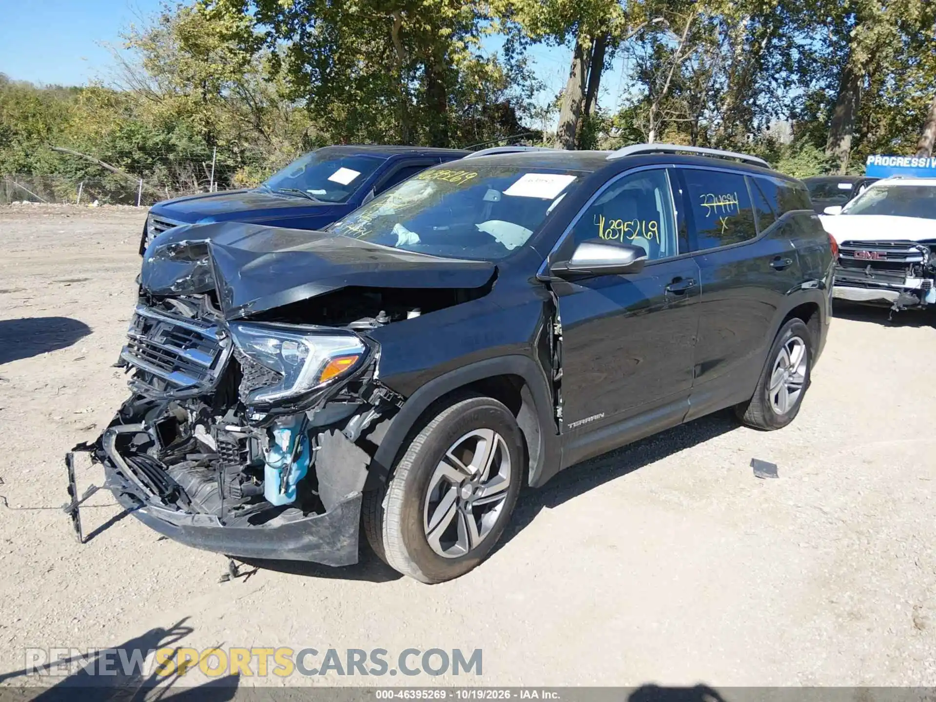 2 Photograph of a damaged car 3GKALVEV6ML374994 GMC TERRAIN 2021