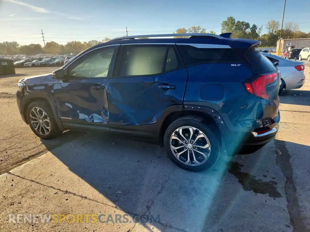 2 fotografías del automóvil dañado 3GKALVEV7ML302069 GMC TERRAIN 2021