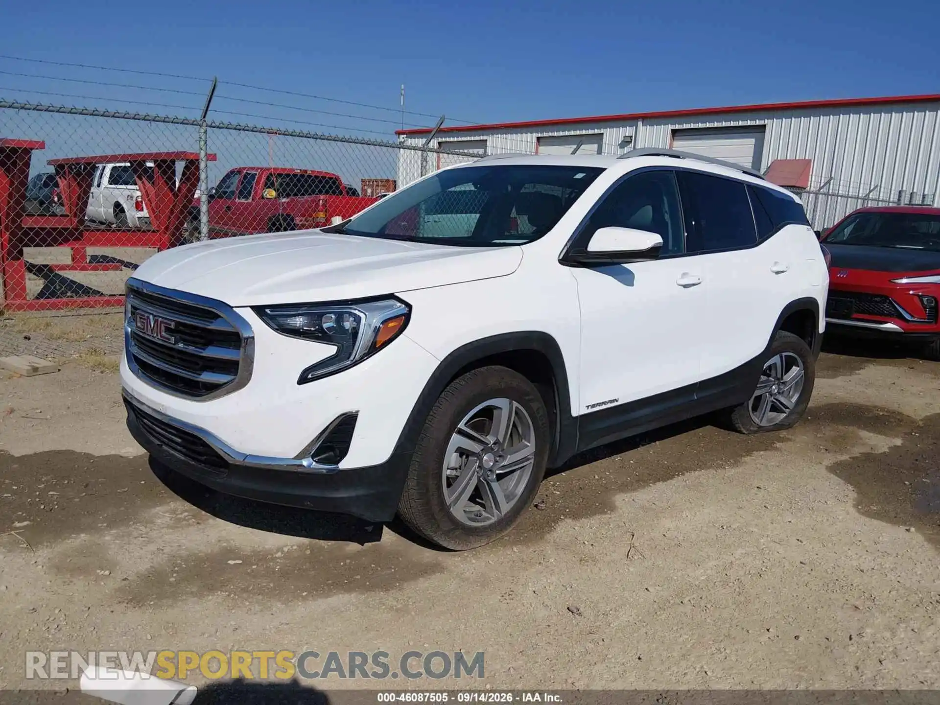2 fotografías del automóvil dañado 3GKALVEV7ML371909 GMC TERRAIN 2021