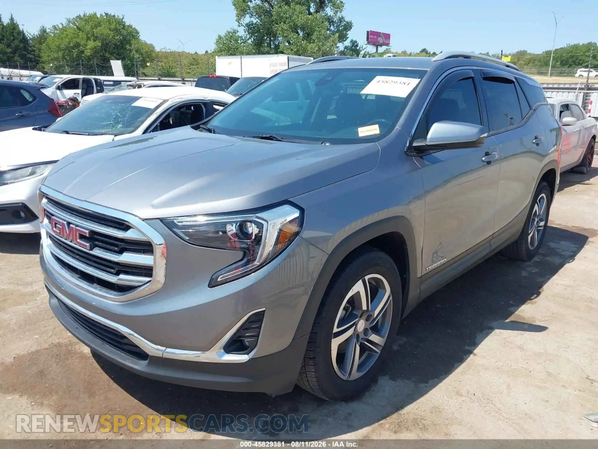 2 Photograph of a damaged car 3GKALVEV8ML303876 GMC TERRAIN 2021