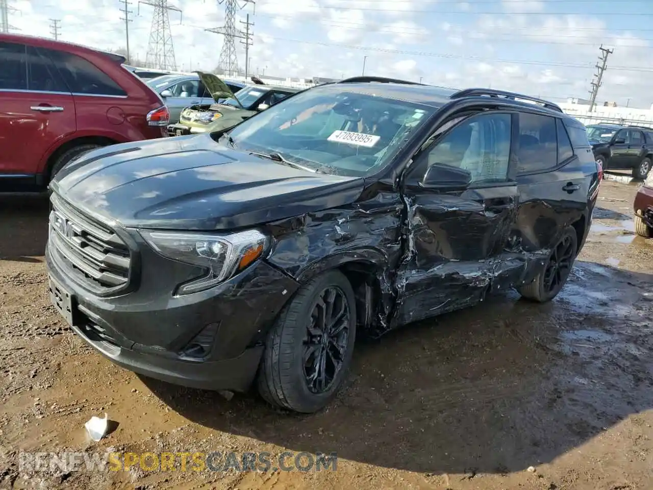 1 Photograph of a damaged car 3GKALVEV8ML360675 GMC TERRAIN 2021